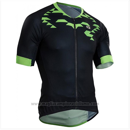 2018 Abbigliamento Ciclismo Sugoi RS Training Nero e Verde Manica Corta e Salopette